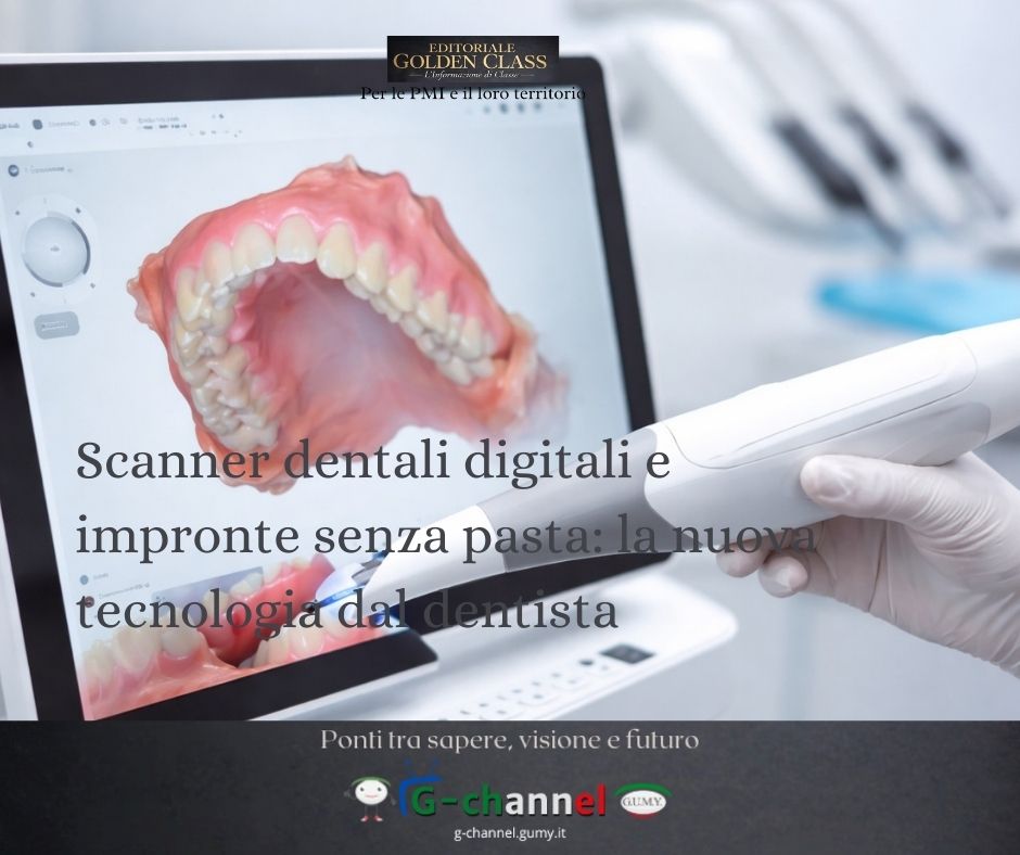 Scanner dentali digitali e impronte senza pasta: la nuova tecnologia dal dentista